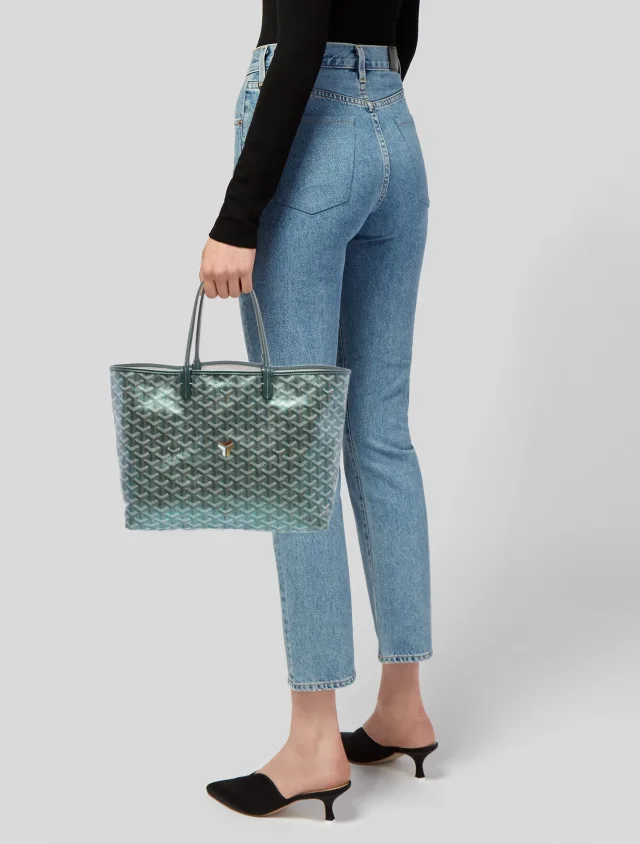 Goyard Goyardine St. Louis PM 2024 in green Canvas from The RealReal, photo 2 of 6