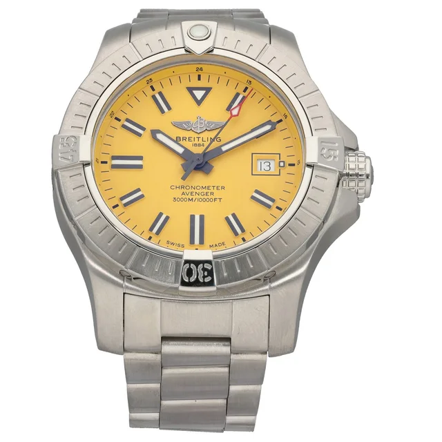 Breitling Avenger A17319 45mm Stainless Steel Watch from H&T