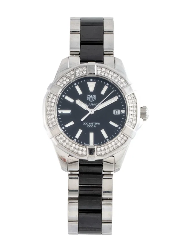 TAG Heuer Aquaracer Watch, 35mm in multicolor from The RealReal