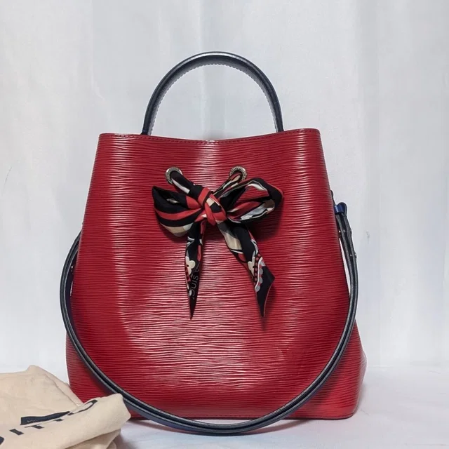 Louis Vuitton Epi Neo Noe Red 2-Way Shoulder Bag in Red from The Reluxe