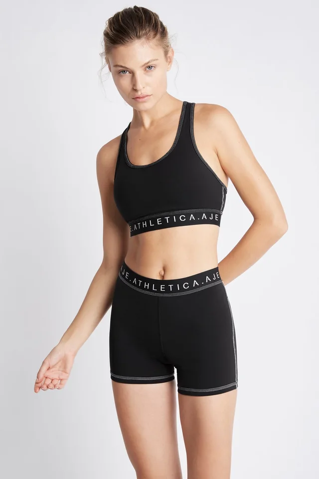 Athletica Short Bike Shorts 017 in Black from Aje, photo 1 of 1