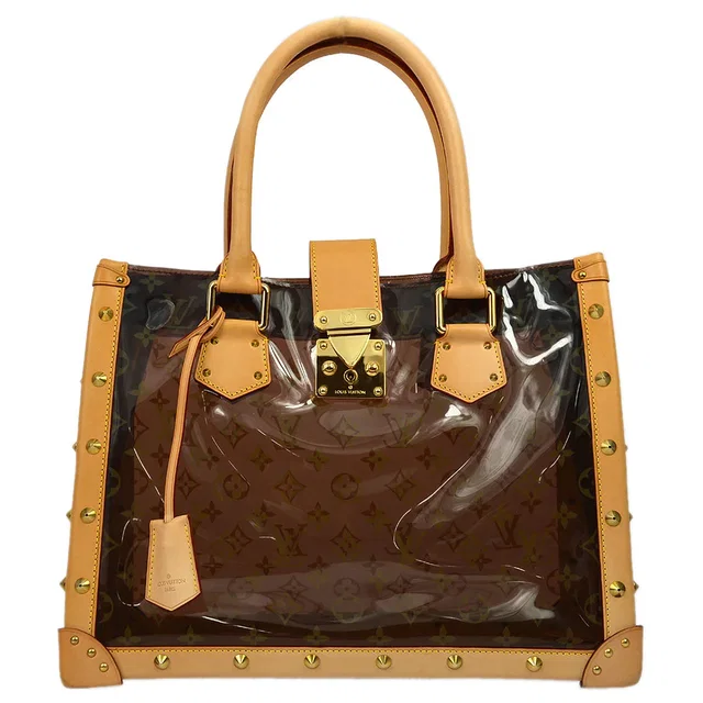 Louis Vuitton 2004 Monogram Vinyl Neo Cabas Ambre MM M92504 in Leather from AMORE Vintage Tokyo