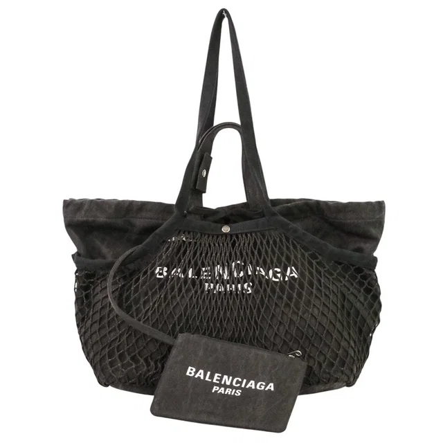 Balenciaga 24/7 Mesh Washed Tote Bag from LuxUness