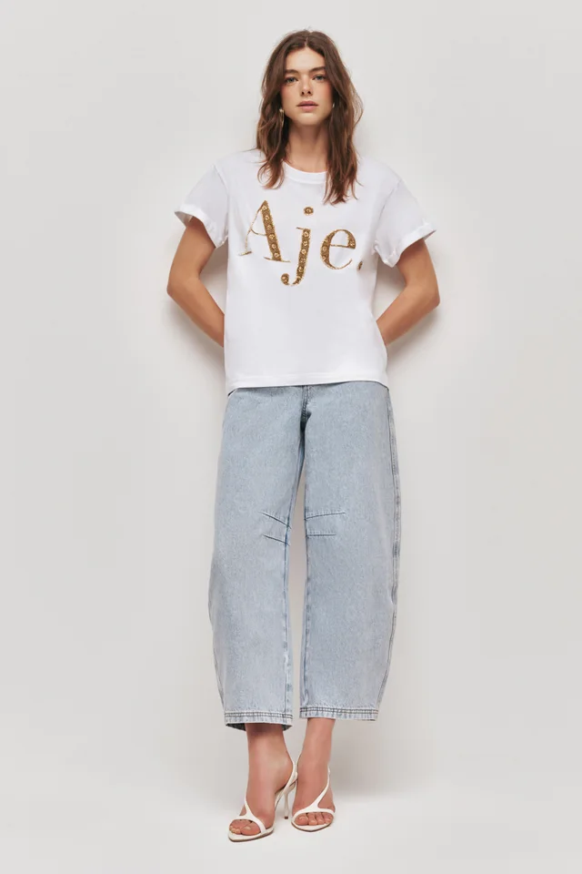 AJE Horizon Logo Tee in White from Aje, photo 1 of 1