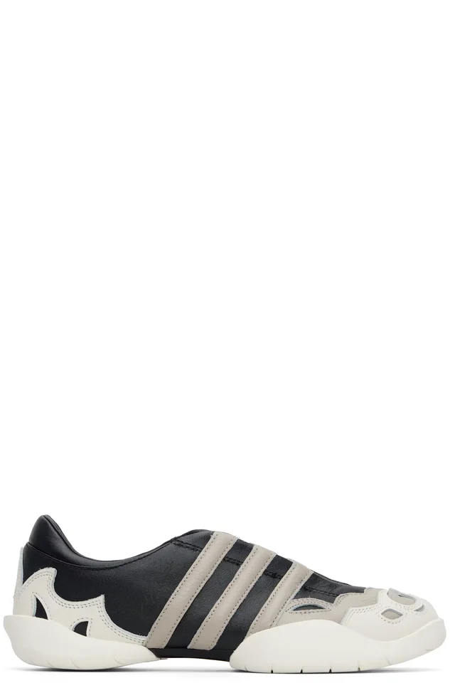 Y-3 Black & Gray Regu Mary Jane Sneakers, image 1 of 1 from SSENSE