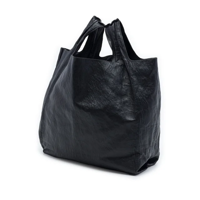 Black Prada Crinkled Nappa Tote in Black Nappa leather from Designer Revival, photo 2 of 2