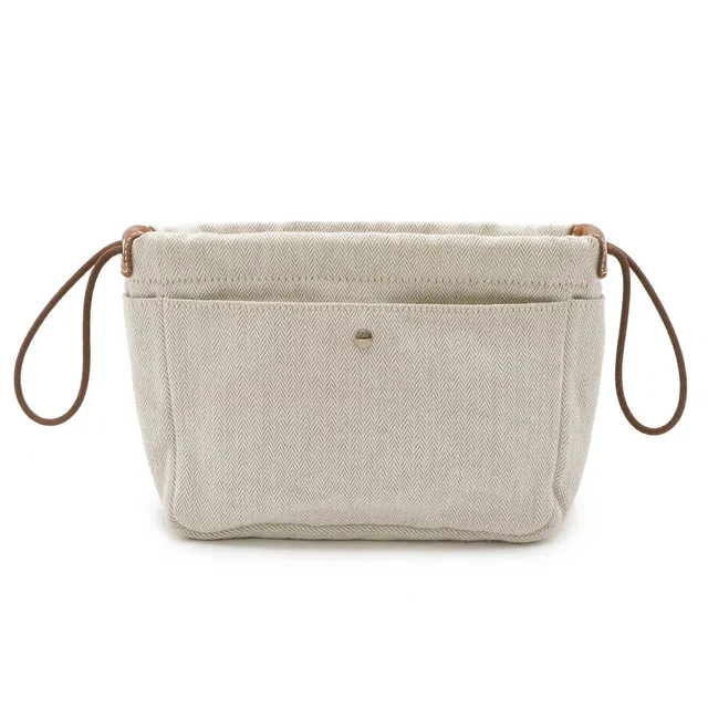 Hermès Fourbi 25 Toil Chevron Vau Barenia Pouch from Luxury Promise