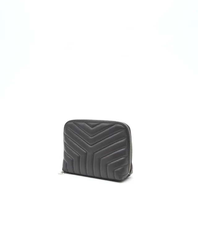 Saint Laurent Loulou Matelassé Pouch in Satin from A Retro Tale, photo 3 of 6