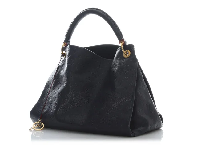 Louis Vuitton Marine and Rouge Monogram Empreinte Artsy MM in Red Leather from Ann's Fabulous Finds, photo 3 of 9