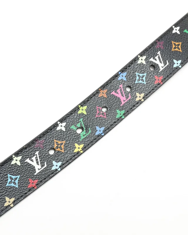 Louis Vuitton Murakami Leather Belt, Size 85 in Leather from A Retro Tale, photo 5 of 6