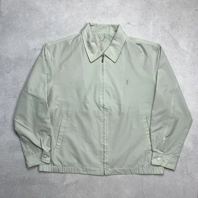 Vintage YSL Jacket in green from Grailed
