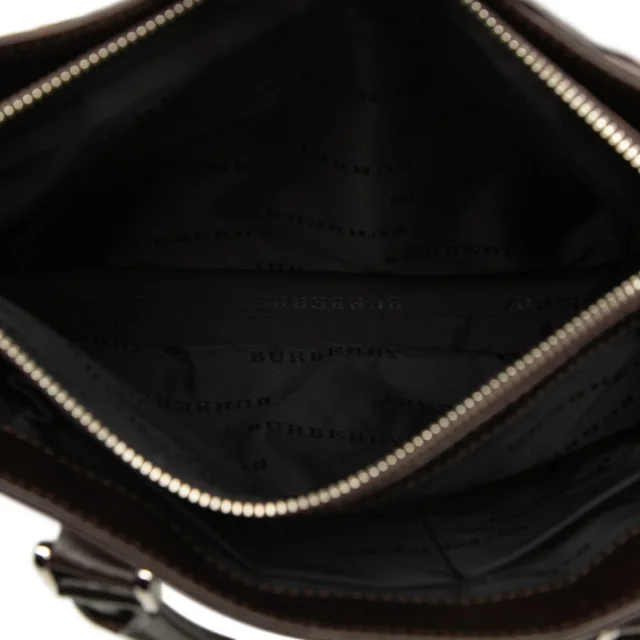 Beige Burberry House Check Canvas Tote in Beige Canvas from Designer Revival, photo 4 of 6