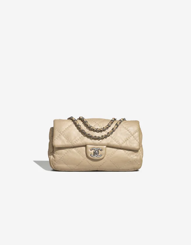 Chanel Timeless Medium Lamb Beige in Beige Lambskin from SACLÀB