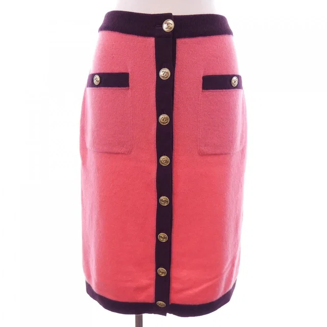 Chanel 20A Skirt Pink in Pink from The Reluxe