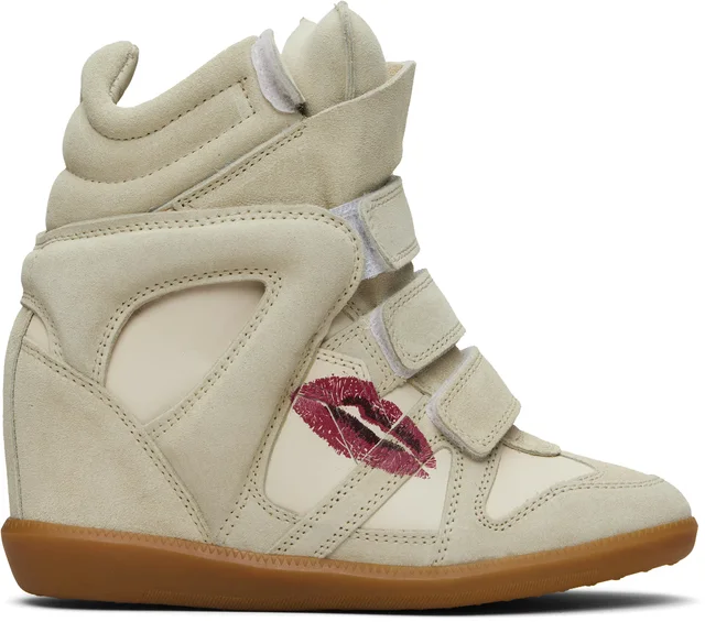 Isabel Marant Gray Bekett Sneakers, photo 6 of 10 from SSENSE