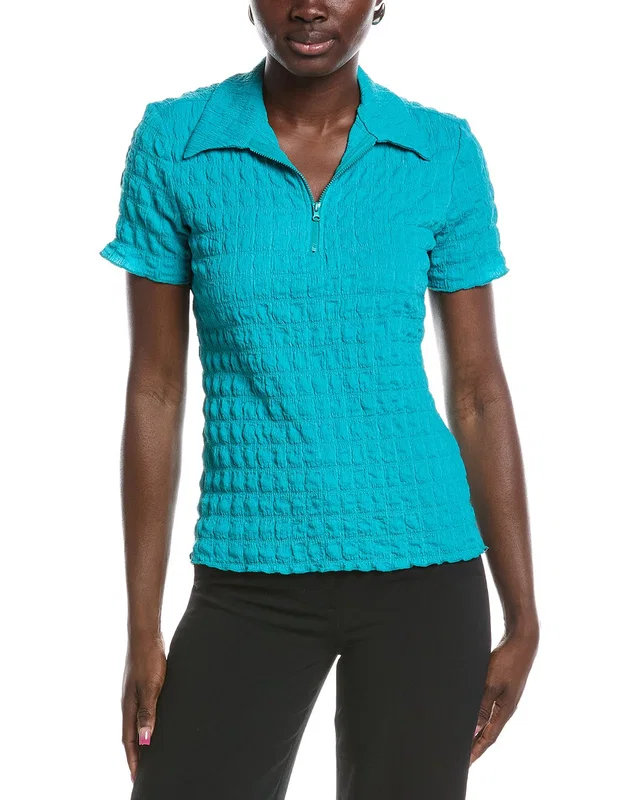 Joseph Ribkoff Polo Shirt in //asset1.ruecdn.com/images/sw/141574/1415749435_RLSW_blue.jpg, image 1 of 1 from Gilt
