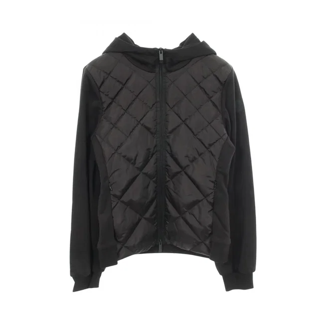 Moncler Hoodie Black Cotton Sweatshirt in Black from The Reluxe