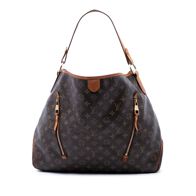 Brown Louis Vuitton Monogram Delightful GM Hobo Bag in Brown Coated canvas from Designer Revival