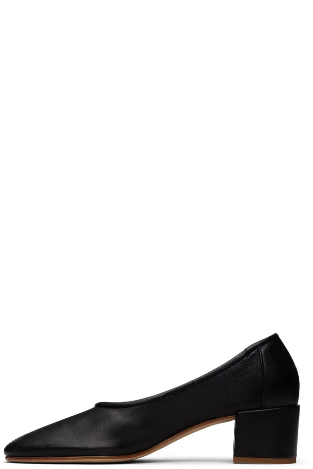 BY FAR Black Prudence 45 Heels, photo 3 of 4 from SSENSE