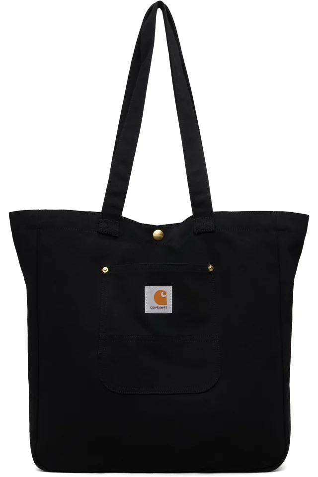 Carhartt Work In Progress Black Bay Tote, image 1 of 1 from SSENSE