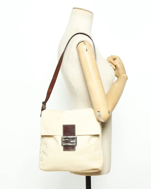 Fendi Zucca Mamma Baguette Shoulder Bag in Canvas from A Retro Tale, photo 10 of 10