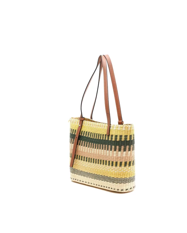Loewe X Paula's Ibiza Basket Raffia Bag in Raffia from A Retro Tale, photo 2 of 10