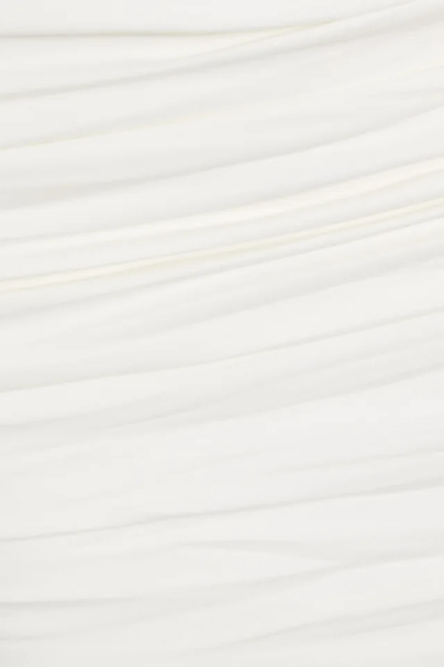 Area Ruched Embellished Stretch-Jersey Mini Skirt, photo 4 of 4 from THE OUTNET
