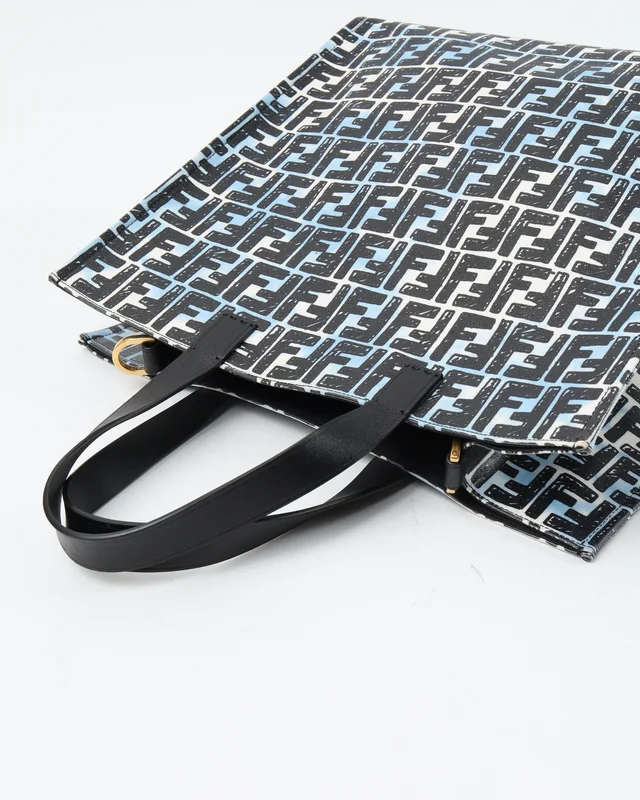 Fendi California Sky FF Tote in Coated canvas from A Retro Tale, photo 5 of 7