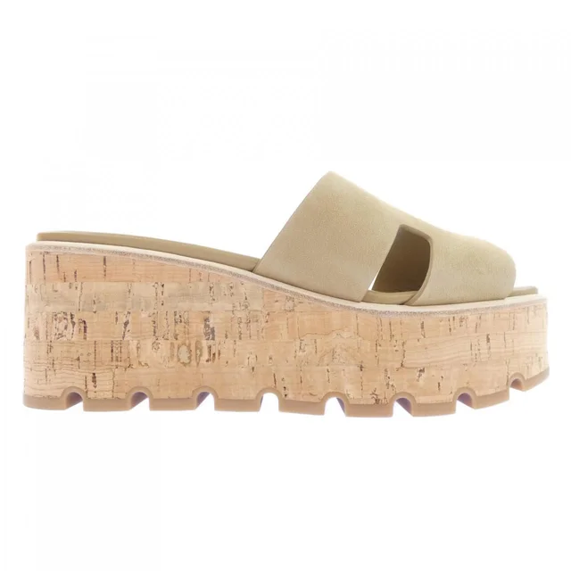 Hermès Eze H-cut Detail Sandals in Goatskin from The Reluxe