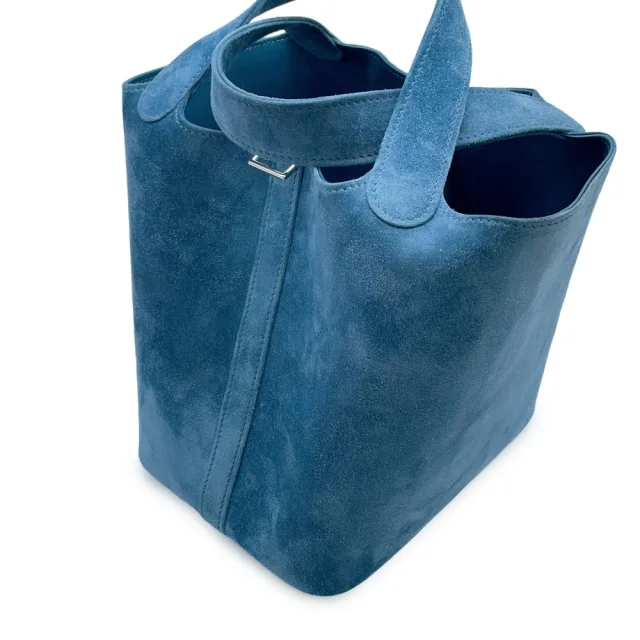 Hermès Picotin Blue Thalassa Dobris Swift Leather Size PM in Blue Swift leather from GALLERY RARE, photo 7 of 14
