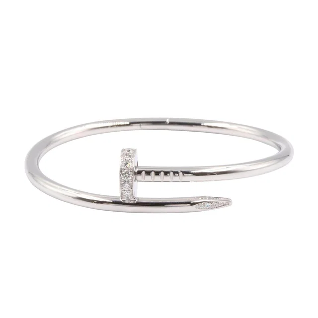 Cartier Juste un Clou Au750 Diamond Bracelet Size 16 from LuxUness