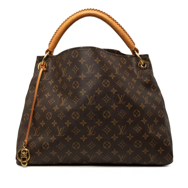 Brown Louis Vuitton Monogram Artsy MM Hobo Bag in Brown Coated canvas from Designer Revival