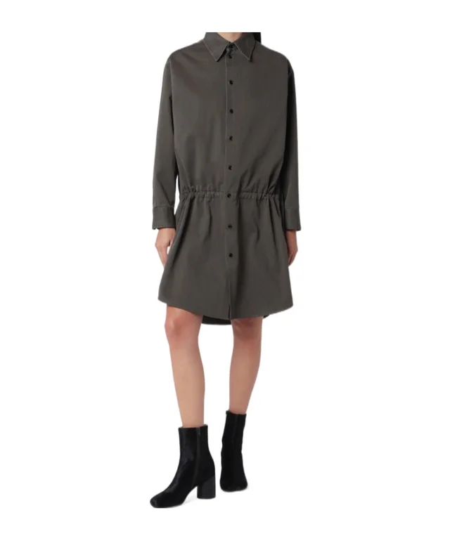 Mm6 Maison Margiela drawstring-waist shirt mini dress, photo 3 of 6 from SENSER