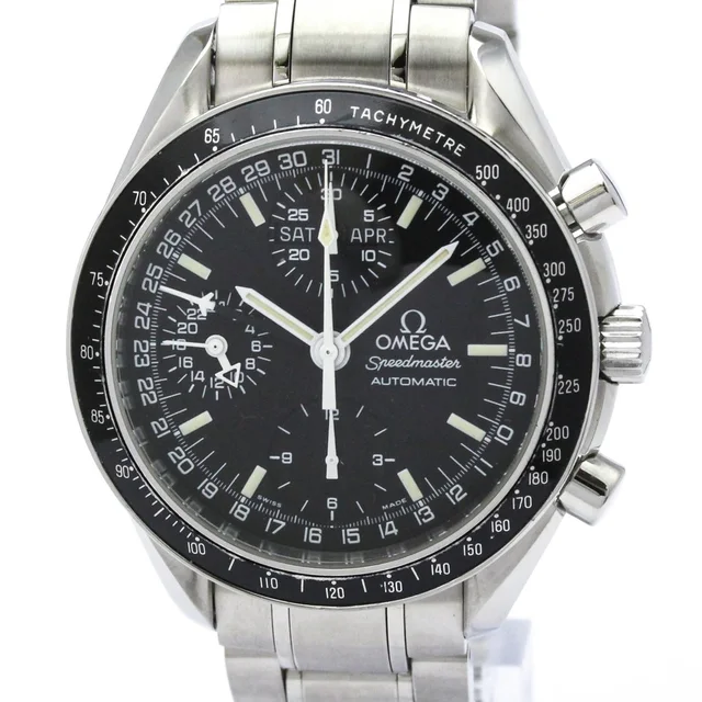 Omega Speedmaster Date Chronograph Automatic Stainless Steel 39 in black|neutral|silver|brown|gray from Poshmark
