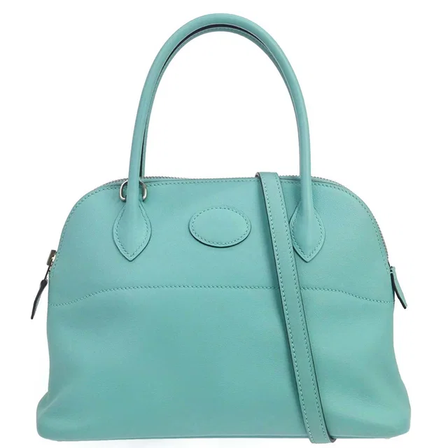 Hermès Aqua Swift Bolide 27 2way Shoulder Handbag in Swift leather from AMORE Vintage Tokyo