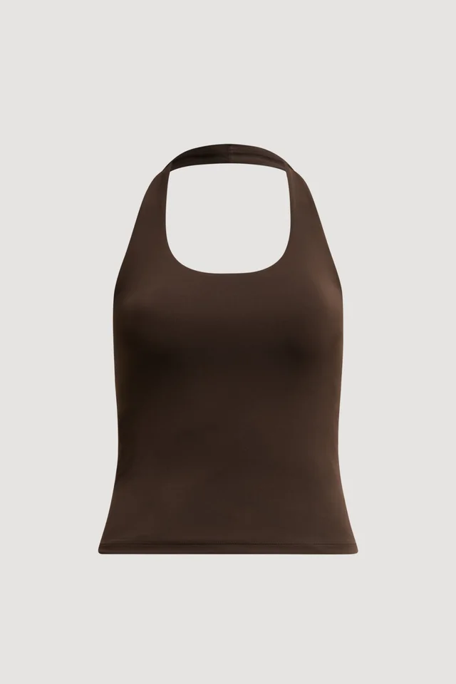 Athletica Active Halter Tank 168 in Brown from Aje, photo 1 of 1