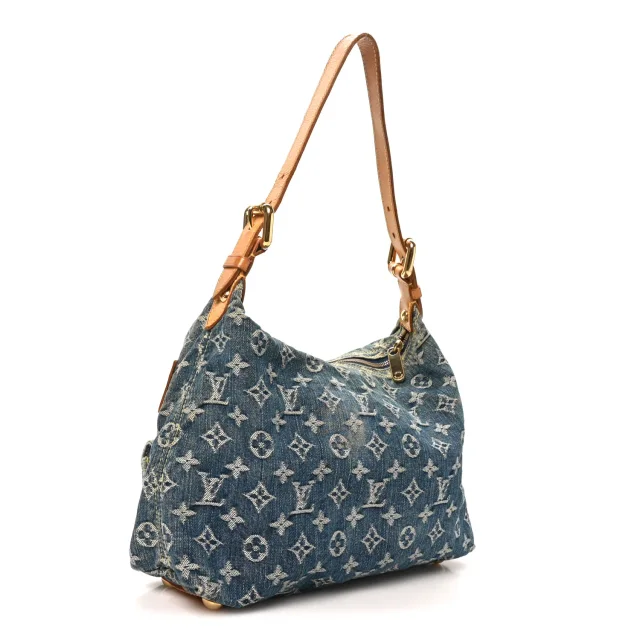 Louis Vuitton Monogram Denim Baggy PM Blue in Blue Denim from FASHIONPHILE, photo 3 of 12
