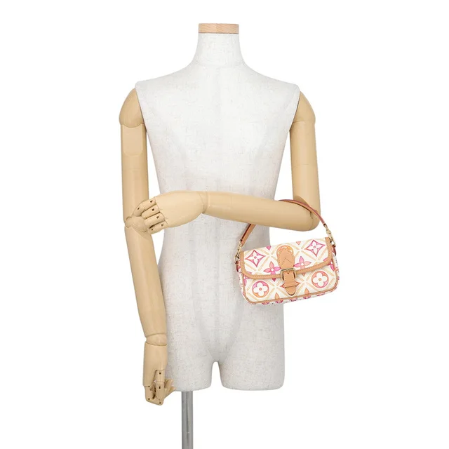 Louis Vuitton By the Pool Diane White/CoralM83621 Monogram・Tiles Size Nano in White Leather from GALLERY RARE, photo 2 of 2