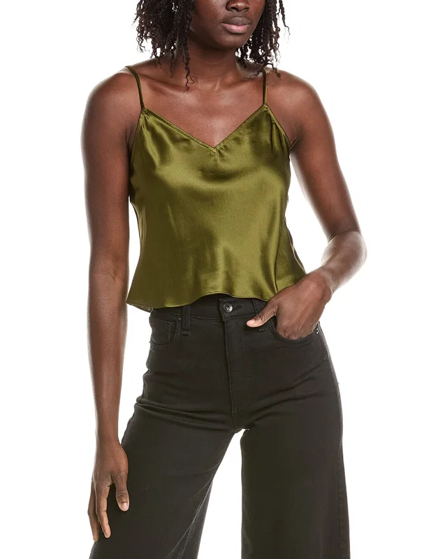 REVERIEE Satin Silk Blouse, image 1 of 1 from Gilt