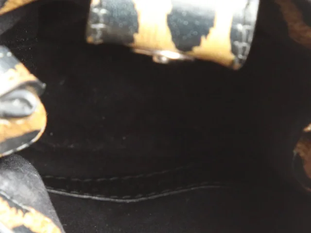 Balenciaga Leopard Print Smooth Calfskin Shipping Phone Bag in Calfskin from Ann's Fabulous Finds, photo 8 of 9