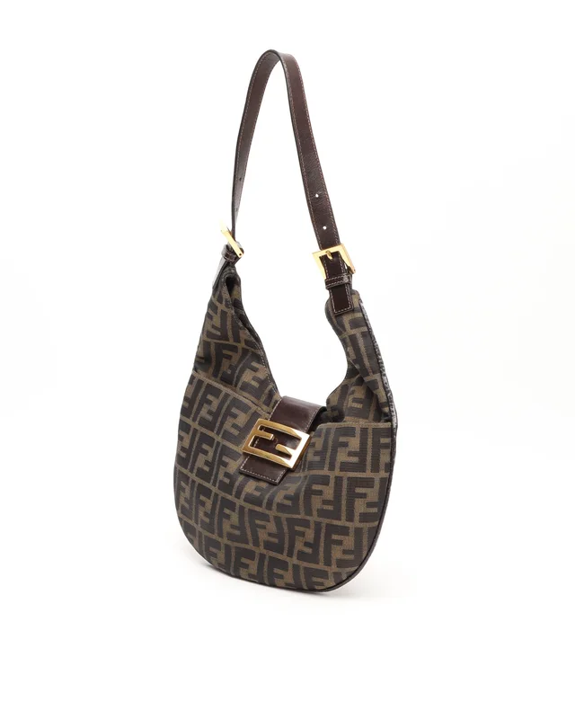 Fendi Zucca Shoulder Bag in Canvas from A Retro Tale, photo 2 of 8