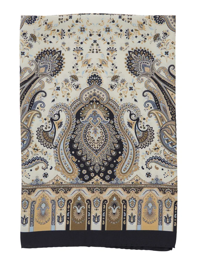 Etro Paisley Silk Scarf — Multicolor Scarfs in Multicolor Silk from HEWI