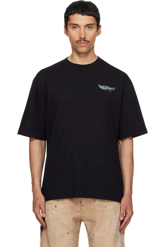 Off-White Black Moon Skate T-shirt, image 1 of 1 from SSENSE