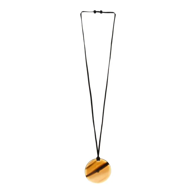 Hermès Buffalo Horn Minimale Necklace from FASHIONPHILE, photo 3 of 6