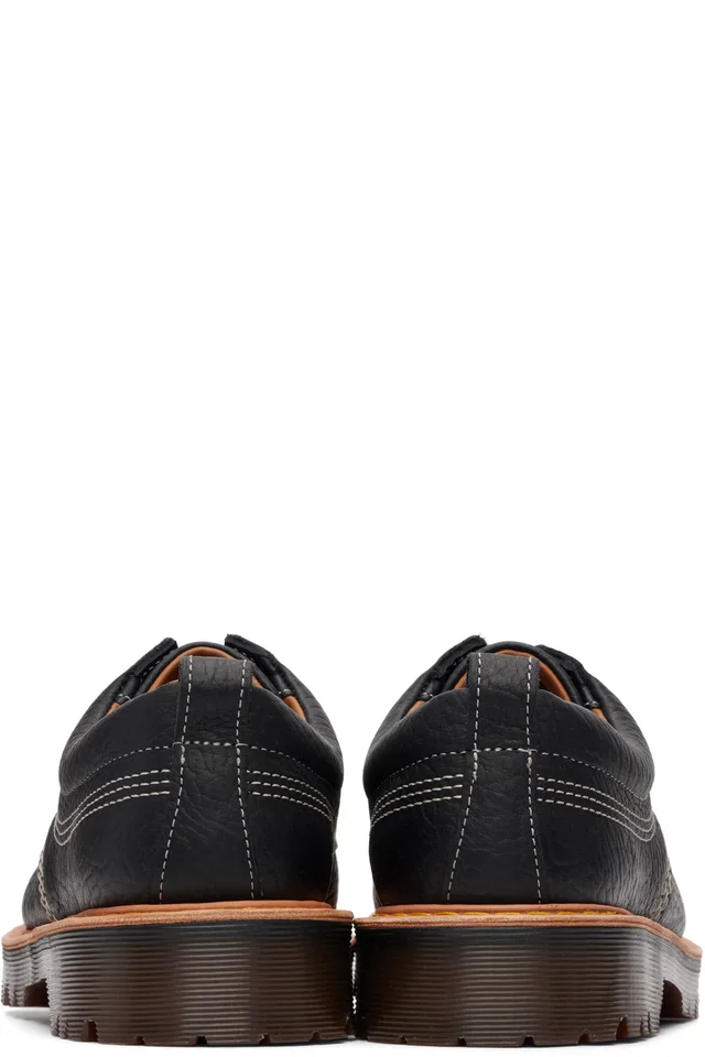 Dr. Martens Black Lowell Derbys, photo 2 of 5 from SSENSE