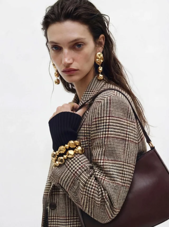 FEDERICA TOSI EARRING STONE Earrings with stones and gold-colored metal, women, photo 5 of 6 from Gaudenzi Boutique