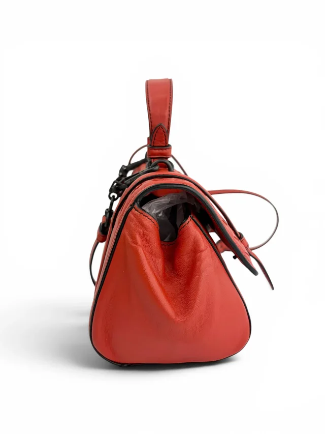 Bottega Veneta Leather Satchel in Red Leather from Season 2 Consign, photo 4 of 4