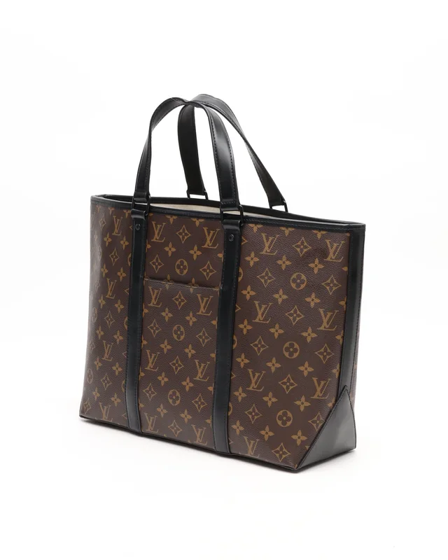Louis Vuitton Monogram Macassar Weekend PM Tote Bag in Coated canvas from A Retro Tale, photo 2 of 9