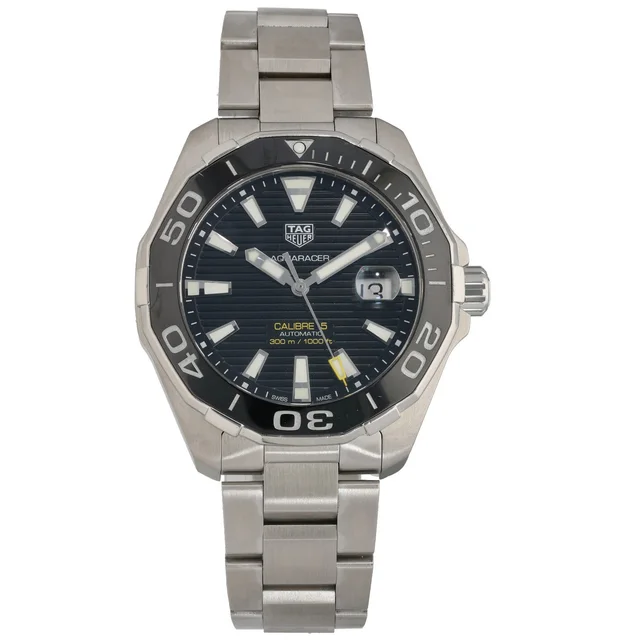 TAG Heuer Aquaracer WAY201A 43mm Stainless Steel Watch from H&T