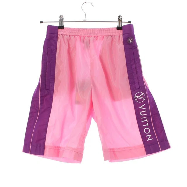 Louis Vuitton Logo Shorts Pg5 Pink Purple 34 in Pink Nylon from The Reluxe